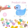 Pack of 200 Luminous Mini Resin Ducks - Colourful Miniature