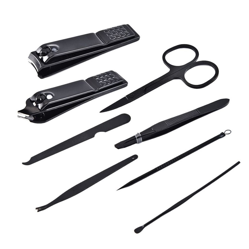 모카로아03 8-Piece Nail Care Set with Nail File