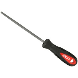 SK11 Woodworking File Soft Grip Onime, Round, 5.9 inches (150 mm), Handle Included