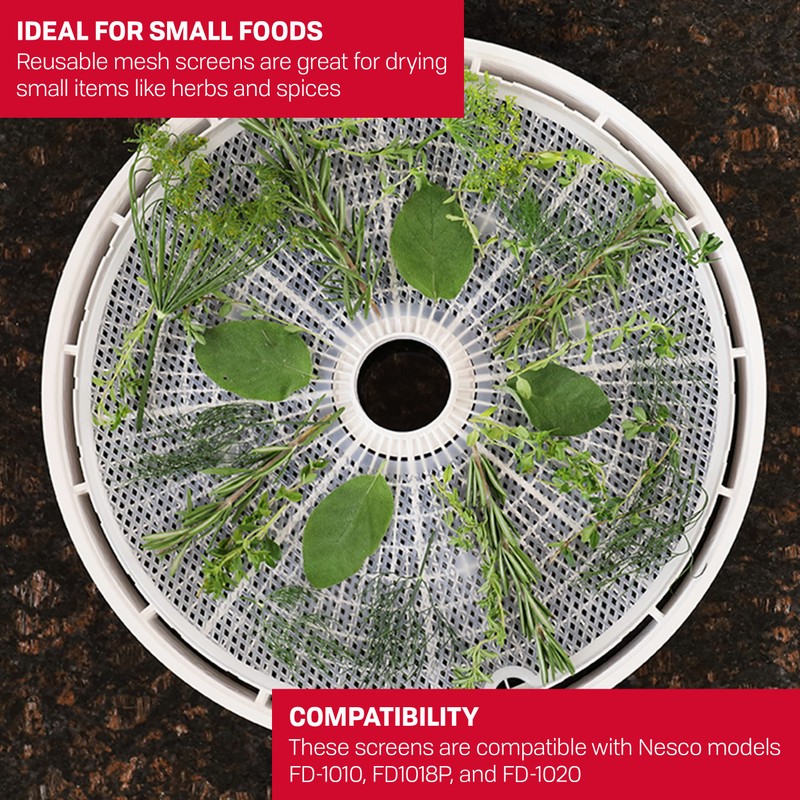 Nesco MS-2-6 Round Mesh 15 1/2" Clean-A- Screens Fits Food