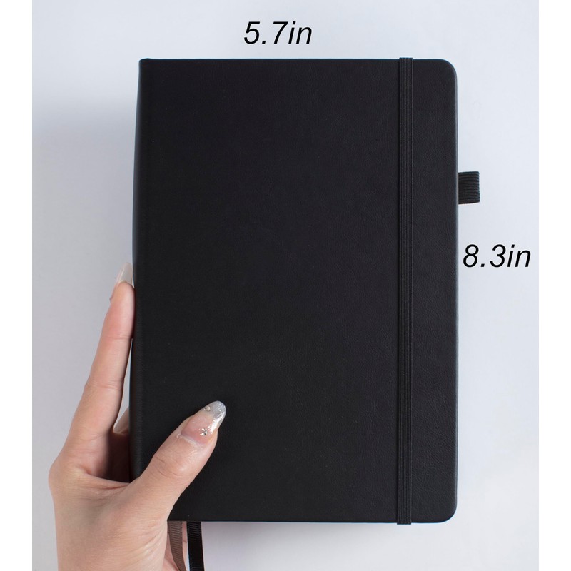 Thick Bullet Dotted Journal with 366 Numbered Pages, A5 Journal