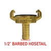 Brass GEKA Type Hose Quick Connect Adapter Claw Fitting Pipe