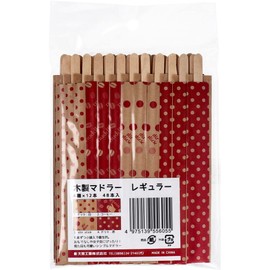 Wooden Muddler Regular 4 Types x 12 Pieces, 48 Pieces