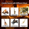 Roamoris Bass-Boosted Electric Fireplaces Crackler Sound Box,Fire Crackling Speaker Machine,Rechargeable