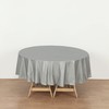 Evershine (4-Pack Heavy Duty Plastic Table Covers Tablecloth (Reusable) (Round