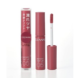 Cezanne Watery Trip 05 Plum Red 4.0g Tint Formula Long Lasting Gloss