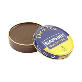 Saphir Beaute Du Cuir Pate De Luxe High Gloss Medium Brown Shoe Polish 50ml