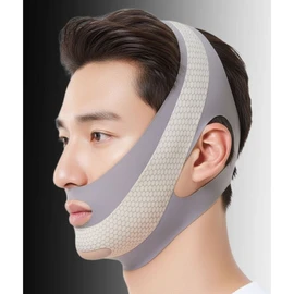 Funpick Men's Jaw Line V-Line Face Lifting Band, 1 Piece, Gray / 펀픽 남성용 턱 선 브이라인 얼굴 리프팅밴드, 1개, 그레이
