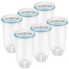 Water Filter Replacement Fits for ZERO Pitcher, 6 Pack Water