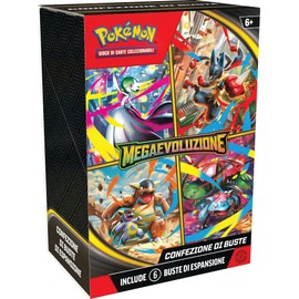 Pokémon: confezione di buste dell’espansione Megaevoluzione del GCC Pokémon (sei buste di espansione), Edizione in Italiano