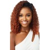 quick weave Outre Synthetic Wet & Wavy Style Half Wig