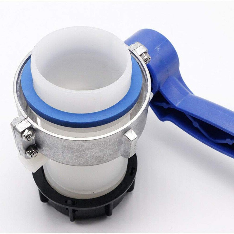 MACHSWON IBC Water Tank Butterfly Valve 62mm Valve Tap Anti-Corrosion