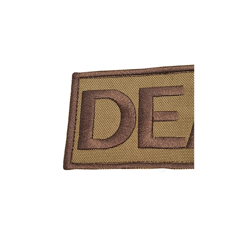 Tan Coyote US DEA Federal Agency Drug Enforcement Embroidered Fastener