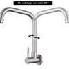 Tondiy Kitchen Tap Wall Mounted for Cold Water, Wall Tap