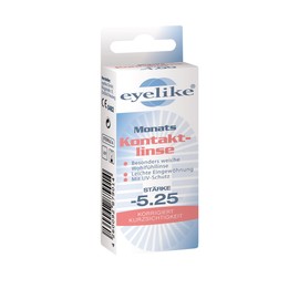 Eyelike Monthly Contact Lens, -4.75 Dioptres, Pack of 1