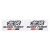 MUGEN 【 無限 】MUGEN POWER ステッカー B ブラック 【サイズ:M】 90000-YZ5-311B-K3