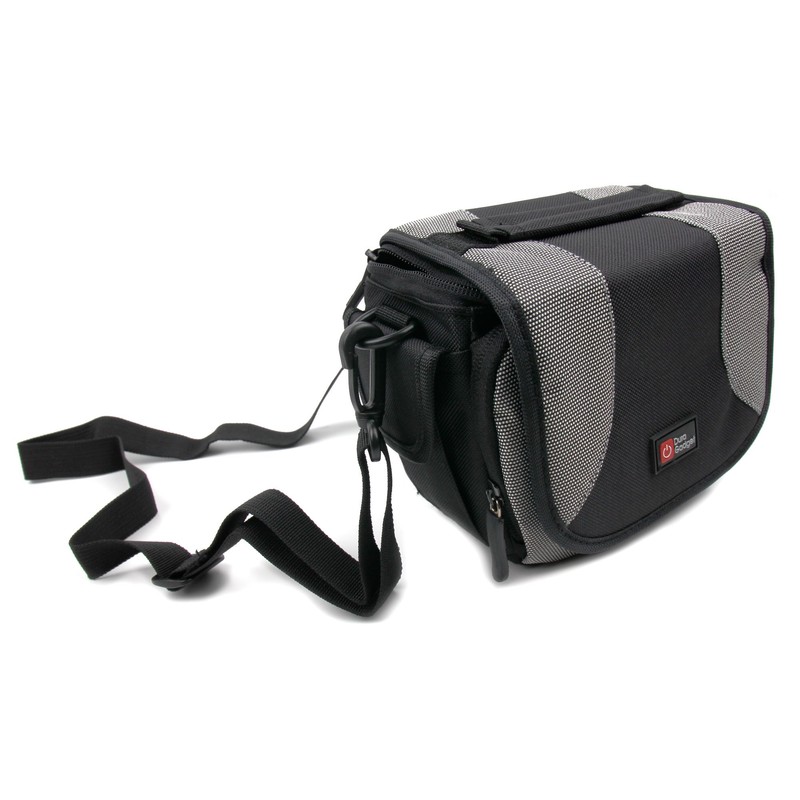 DURAGADGET Black & Grey Carry Case w/Padded Interior & Strap