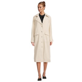 Free People Women's Perry Washed Trench, French Oak