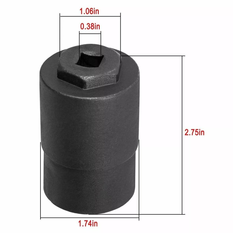 TEXVOKIE IPR Valve Socket with Seal Kit Fit for Ford