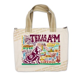 Catstudio Texas A&M University Collegiate Tote Bag, Large Canvas Tote Bag, Reusable Grocery Bags for Women, Printed Canvas Bags, Housewarming Gifts, Couple Gifts