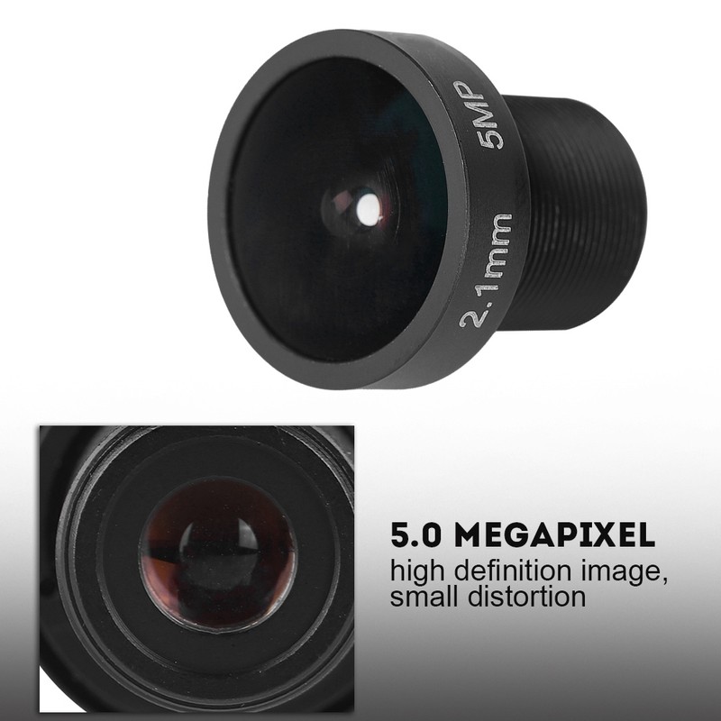 2.1mm 5MP HD Wide Angle CCTV IR Lens for Security