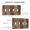 Rustic Brown Wood Grain Wall Plate Switch Plate Decorator Wall