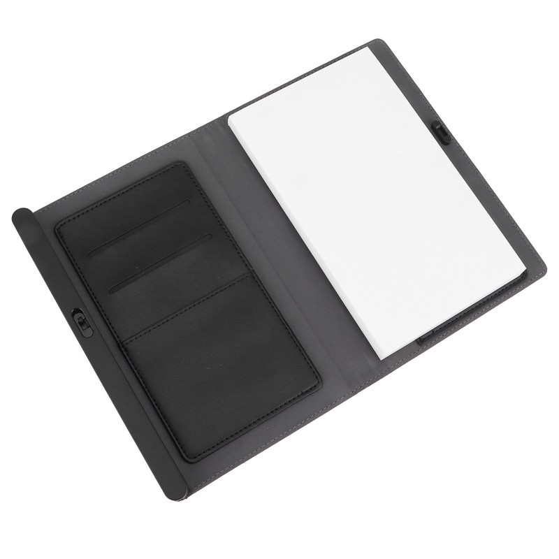 Fingerprint Lock Notebook Portable USB Business Notepad Diary Book for