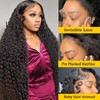 MMBRZ Deep Wave Lace Front Wigs Human Hair 150% Density