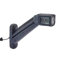 HELLA 2XS 011 744-201 Marker Light - 12/24V - Cable: 800mm - Plug: AMP - 2-pin connector - right/Lateral Mounting