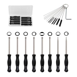 HUZTL 8 PCS Carburetor Adjustment Tool Carb Adjusting Kit Tune up Small Engine Screwdriver with Cleaning Needles Carrying Case for Common 2 Cycle Carburetor