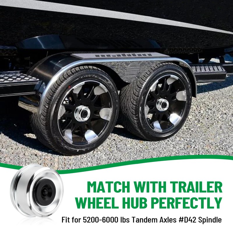 Racewill 4 Sets Trailer Hub Wheel Bearing Kit 25580/25520 LM67048/LM67010