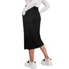 SOFIA'S CHOICE Women's Drawstring Slit Skirt High Waist A Line