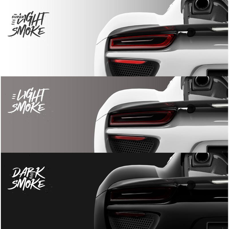 VViViD+ Ultimate Headlight Taillight Tint Vinyl Wrap (16” x 30ft,