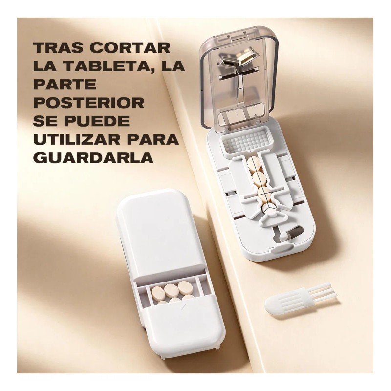 Cortador Y Moledor De Pastillas Multifuncional Portátil