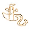 100pcs Flamingo Paper Clip Cute Animal Shape File Note Page
