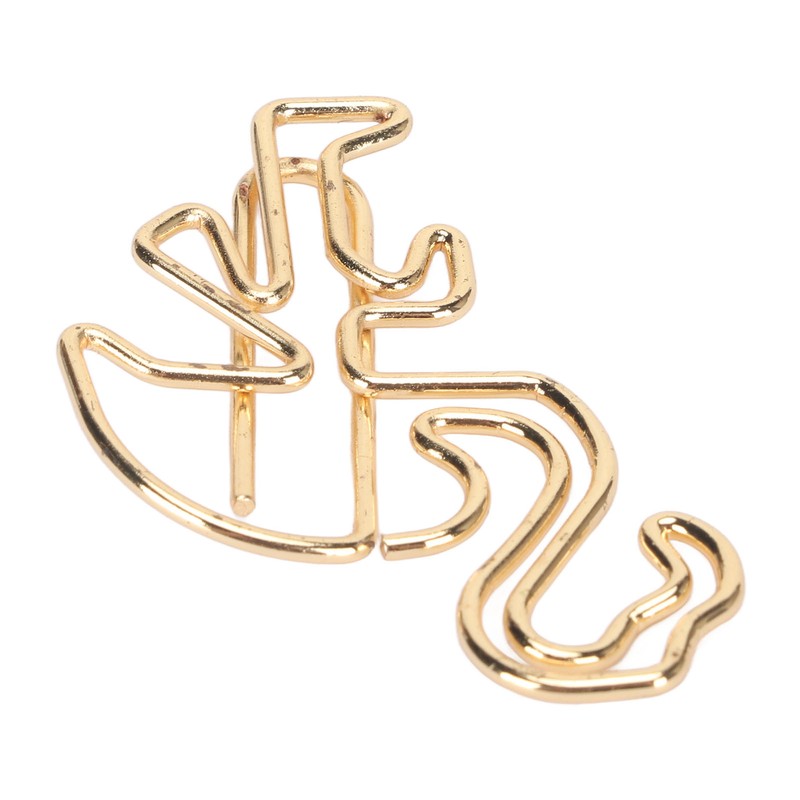 100pcs Flamingo Paper Clip Cute Animal Shape File Note Page
