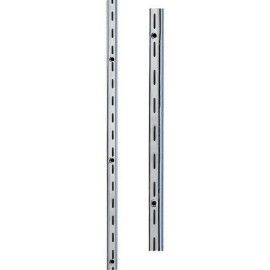 SSWBasics Heavy Duty 4 foot Chrome Slotted Standard- 1 inch slots 2 inch on
