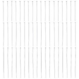 SUNNYCLUE 600 Pieces 3 Types Stainless Steel T-Pin Charm Necklace Clasp T-Pin Silver Silver Ring Charm Bail Pin Parts Eye Pin Parts Necklace Bracelet Bead Pin Pin Parts Bead Needle Round Pin Accessory