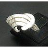 Extravagant sterling silver ring solid 925 size H - V