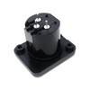 DRUT 3-Pin XLR Male Chassis Mount Socket – Plastic Panel