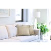 Emma Barclay Herringbone - Recycled Cotton Cushion Cover (Natural Cream)