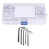 340Pcs Set Screw 304 Stainless Steel End Hex Adapter Machine