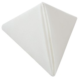 AmerCare 15 Inch x 16 Inch White Airlaid Napkins, 1-Ply, Case of 1000