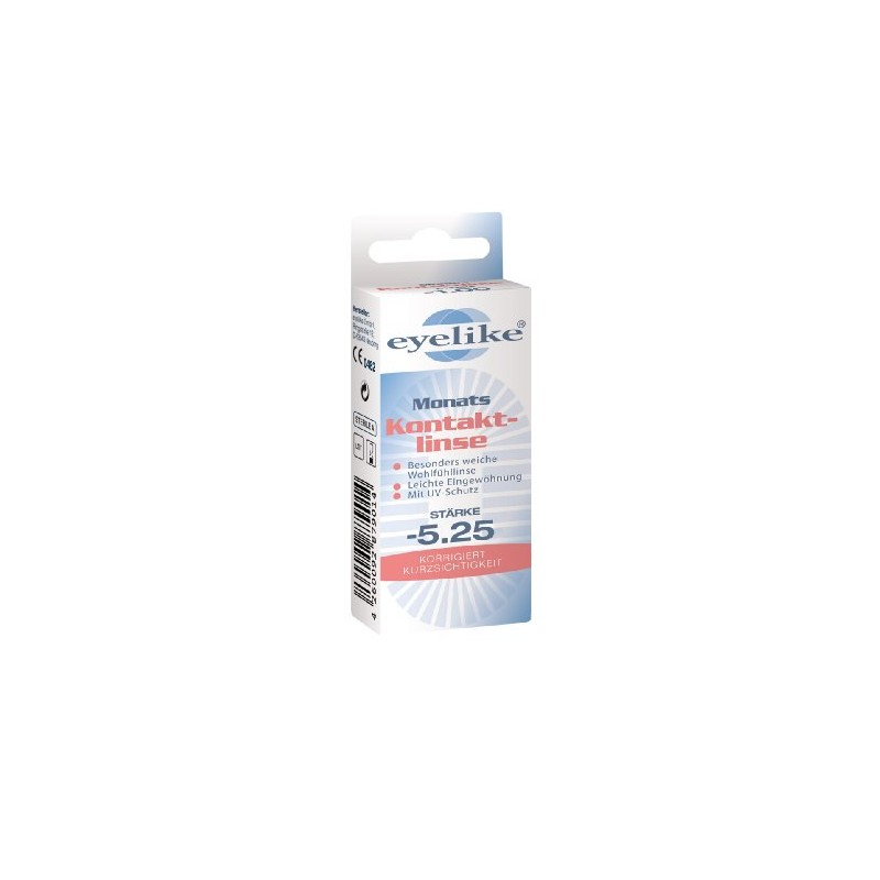 Eyelike Monthly Contact Lens, -4.75 Dioptres, Pack of 1
