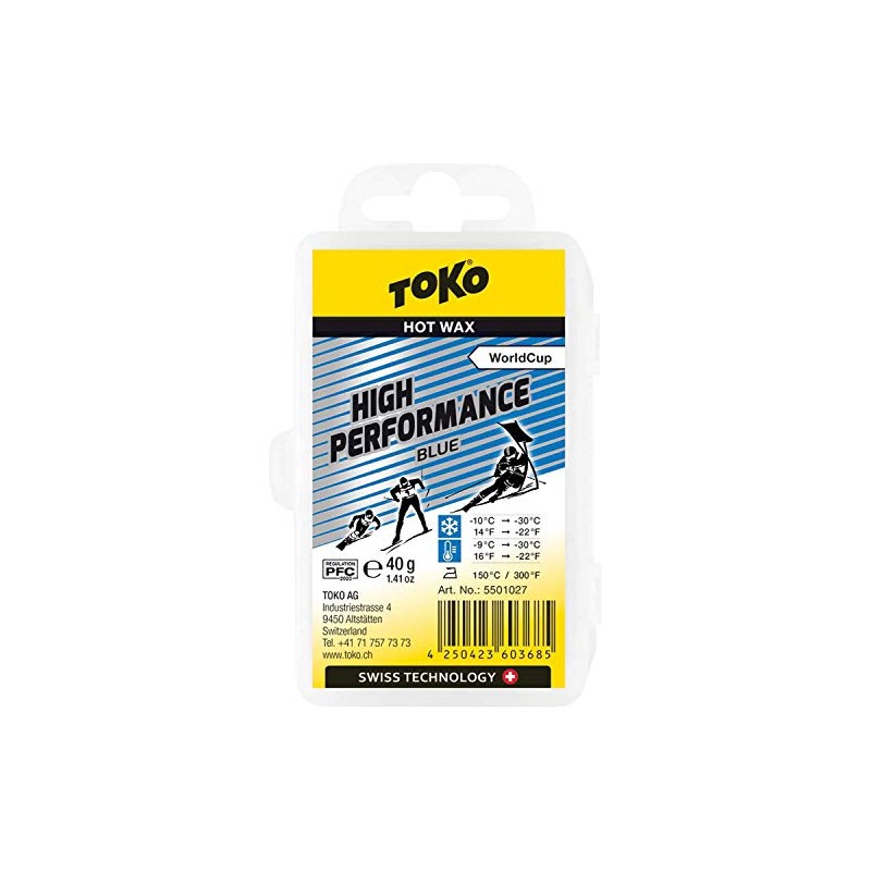 Toko High Performance Race Wax Blue 40 g