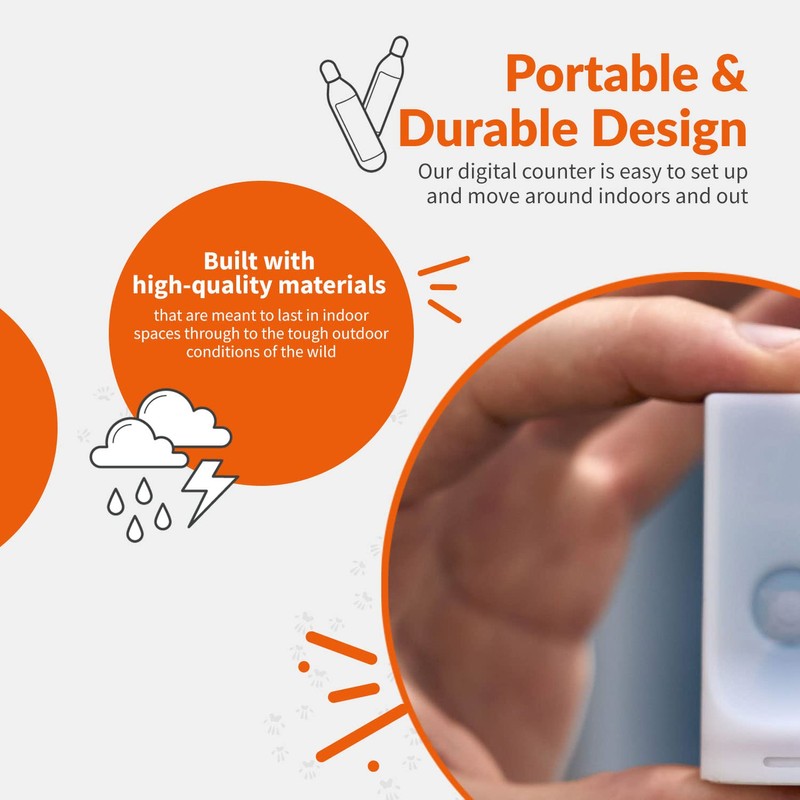 Goodnature Digital Strike Counter, Counter for A24 Rat & Mouse