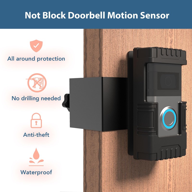 VEGATON Anti-Theft Video Doorbell Mount for Ring/Blink Video Doorbell, Compatible