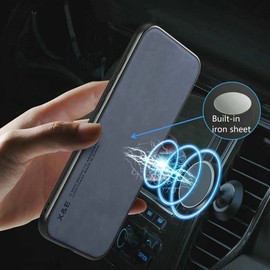 Kepuch Silklike Case for Redmi 14C 4G - Cover Bumper Built-in Metal Plate for Redmi 14C 4G - Blue