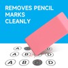 72 Pack Pink Erasers Bulk, Large Pencil Erasers for School,