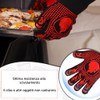 Esshogo BBQ Gloves, BBQ Accessories for Grill, Fireplace, Baking, Kitchen